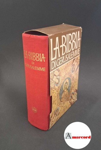 Bibbia gerusalemme edb - di, gerusalemme.